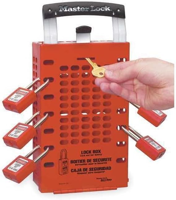 Master Lock 503RED Kilitleme Etiket Grubu Kilit Kutusu