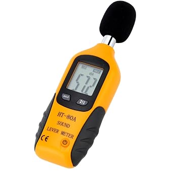 Mengshen Digital Sound Level Meter Handheld Audio Noise SPL Decibel Meter | LCD Display Measuring 30-130dB 9V Battery Included