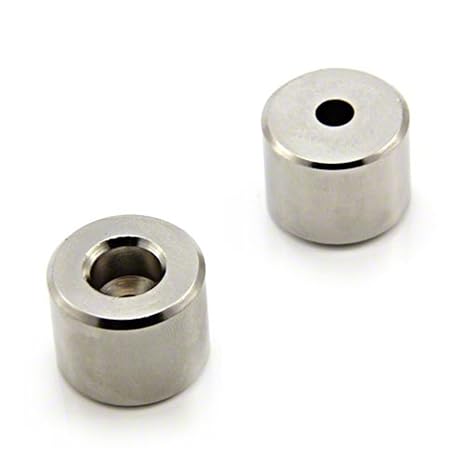 N42 Neodymium Cylindrical Magnet - 1 in. Dia x 13/16 in. Thick x 1/4 in. Hole - 44.01lbs Pull (North) (Pack of 20)