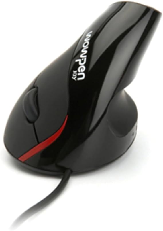 Wow Pen Joy WP-012-BK-E Vertical Ergonomic Optical Mouse, Right Hand (Black)