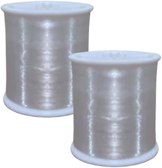 Clear Thread 435 Yards | Nylon String | Invisible Clear Fabric Thread | Ornament String | Bracelet | String Sewing Invisible | Transparent Perfect Match Balloons Jewerly Making