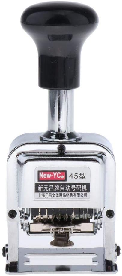 6-Digit Automatic Numbering Kit, Font Size Numbering Machine
