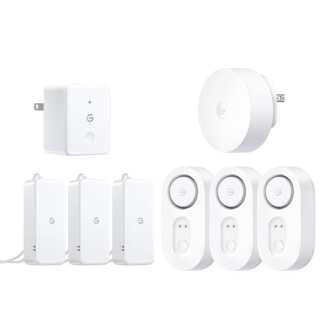 GoveeLife Upgraded Smart Water Leak Detector 1s with 1804ft Ultra-Long Range Bundle with GoveeLife WiFi Hygrometer Thermometer Sensors 3 Pack