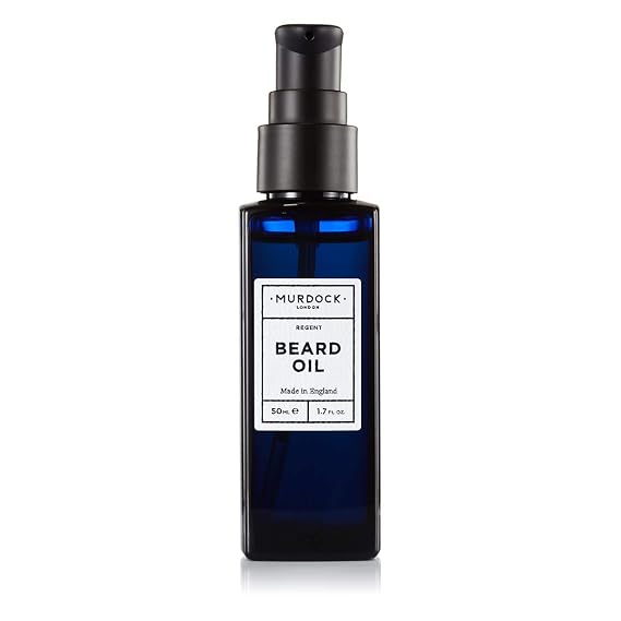 Murdock London Beard Oil for Men - Natural Scent Beard Oil for Healthy growth & Nourishment - Provides Glossy finish - 50 ml