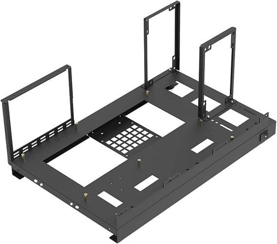 Mining Rig Frame GPU Aluminum Open Miner Mining Computer Frame Rig Case for Currency Mining