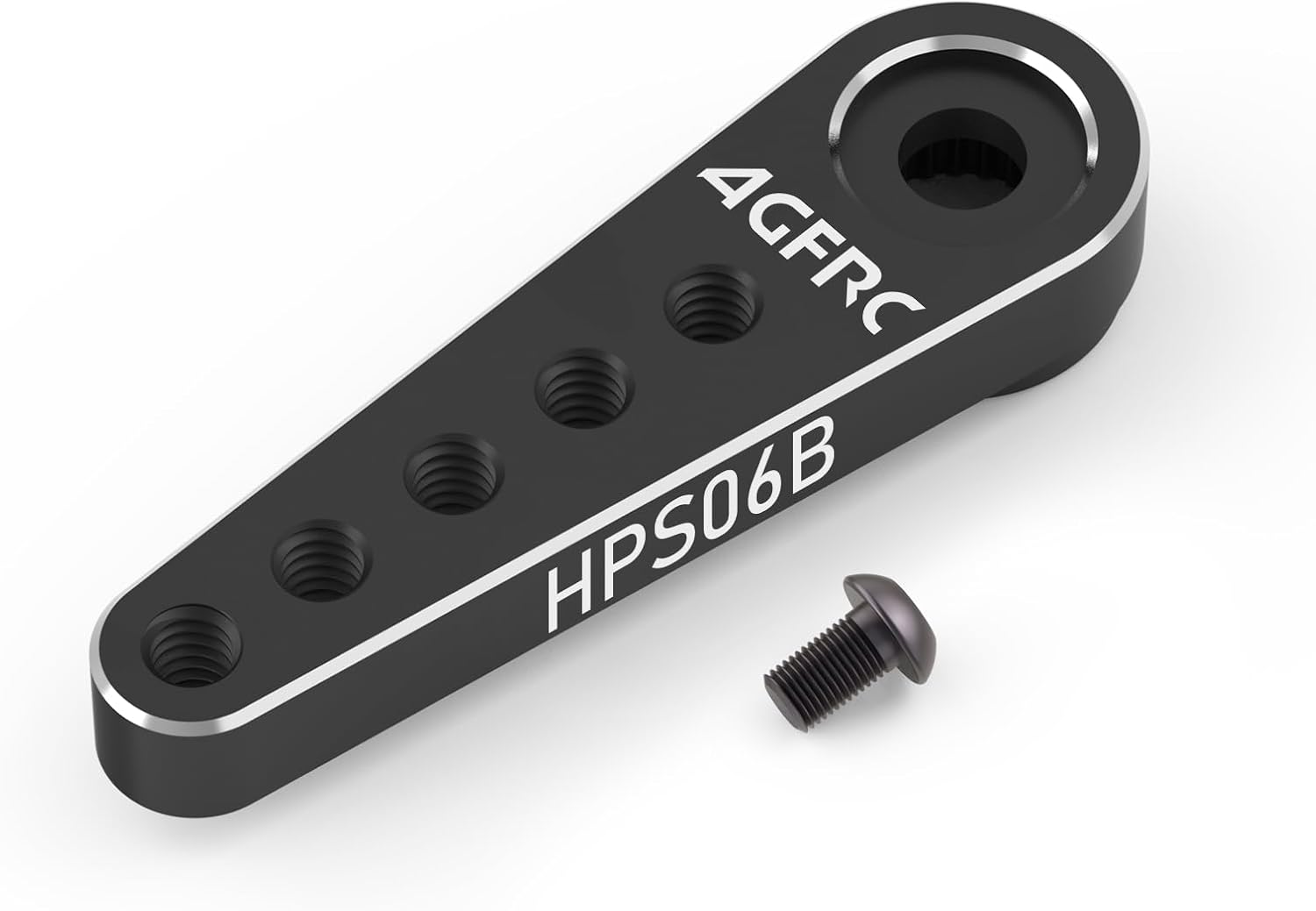 AGFRC Extra Thickness 25T CNC Metal Micro Servo Horn for A20CLS B13DLM RC Servo (HPS06B)