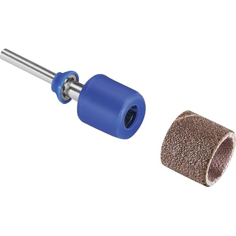 Dremel SC407 EZ SpeedClic Zımparalama Mandreni ve Bandı, 60/120 Kumlu, 13mm, 3'lü