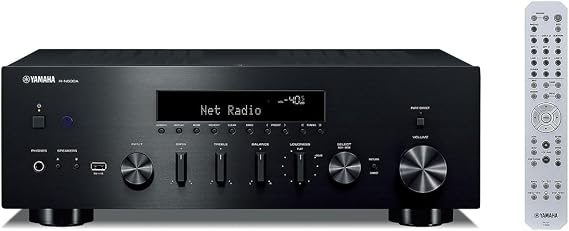 R-N600A Network Receiver with Streaming, Phono and Built-in DAC, Black