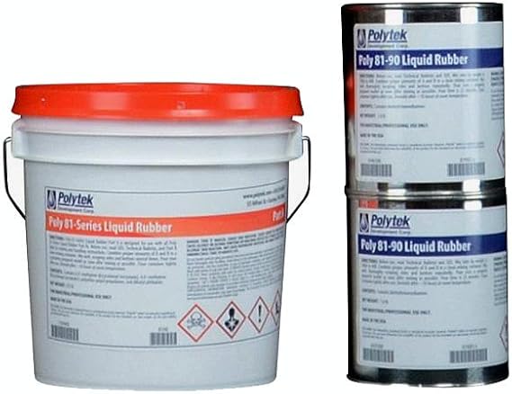 Polytek 81-90 Liquid Polyurethane Rubber (11.2 lb Kit)