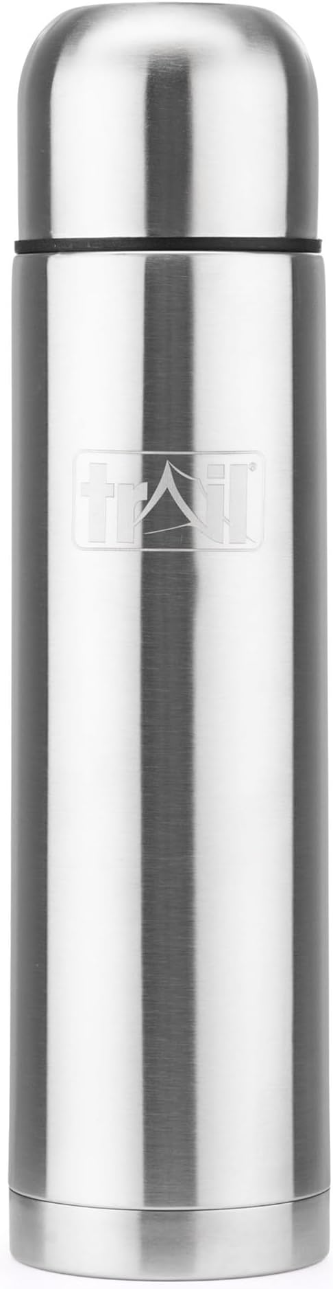 Trail Bullet Vacuum Flask, Camping & Travel, 1000ml, Silver