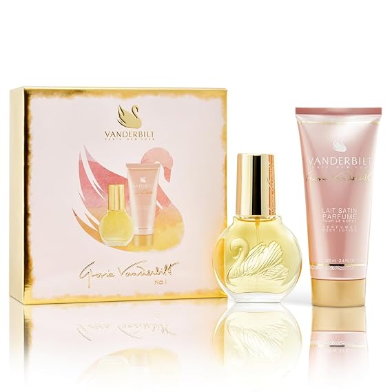 Gloria Vanderbilt No. 1 by Gloria Vanderbilt for Women - 2 Pc Gift Set 1oz EDT Spray, 3.4oz Body Lotion