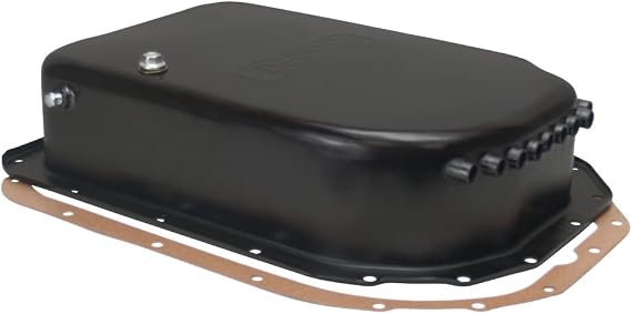 Derale 14207 Transmission Cooling Pan for GM 4L80E , Black