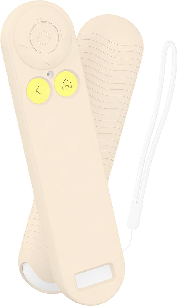 Silicone Remote Case Cover for Nex Playground Game System Accessories Protective Sleeve with Lanyard Anti Slip (Offwhite)
