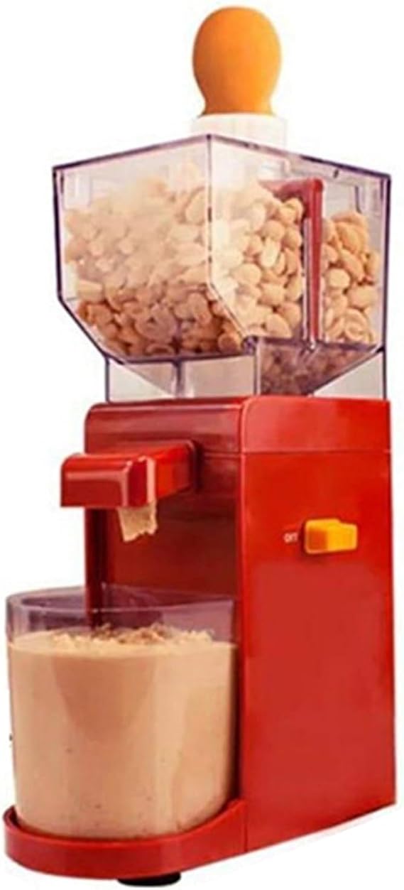 Electric Peanut Butter Maker Machine, Portable Nut Butter Maker for Grinding, Cashews, Almonds, and More Into Smooth Nut Butter(English Rule)
