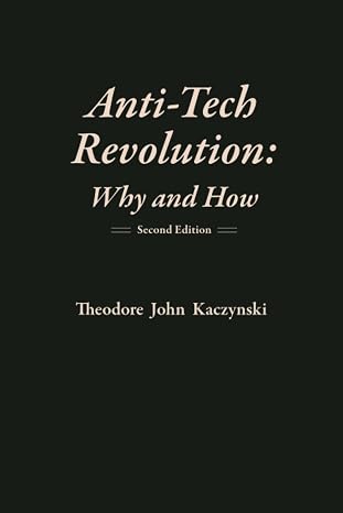 Anti-Tech Revolution: Why and How