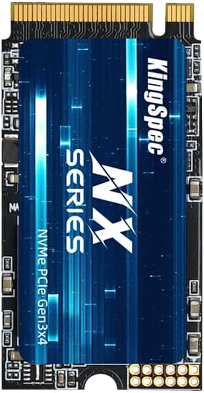 KingSpec 128GB M.2 2242 NVMe SSD - Up to 3500 MB/s Read Speed, PCIe 3.0 SSD with 3D NAND Flash, Compatible with PC, Laptop and Desktop