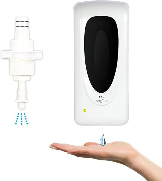 Automatic Liquid Hand Sanitizer Dispenser Wall Mounted with Spray Nozzle