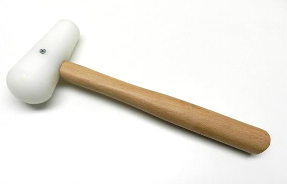 Domed Nylon Hammer Large 5" Head Plastic Mallet Forming Dapping Metalsmith 8 Oz