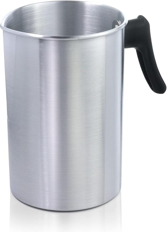 Aroparc Candle Making Pouring Pot 101oz, Wax Melting Pot, Pouring Pitcher | Dripless, Seamless, Heat-resistant Handle, Classic and Durable Wax Melter for Candle DIY, Easy to Use