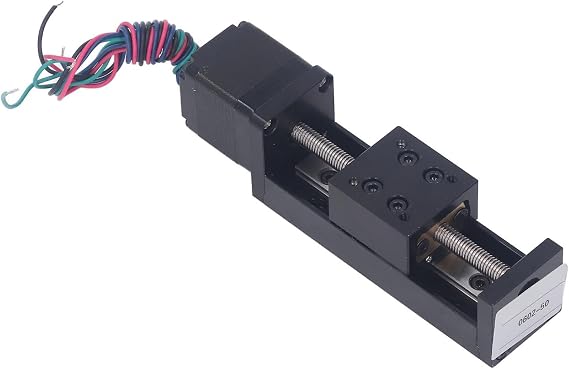 50mm Stroke Mini Linear Rail Guide Slide Actuator Linear Guide Rail Motion X Y Z Stage 28 Stepper Motor with T Screw Rod