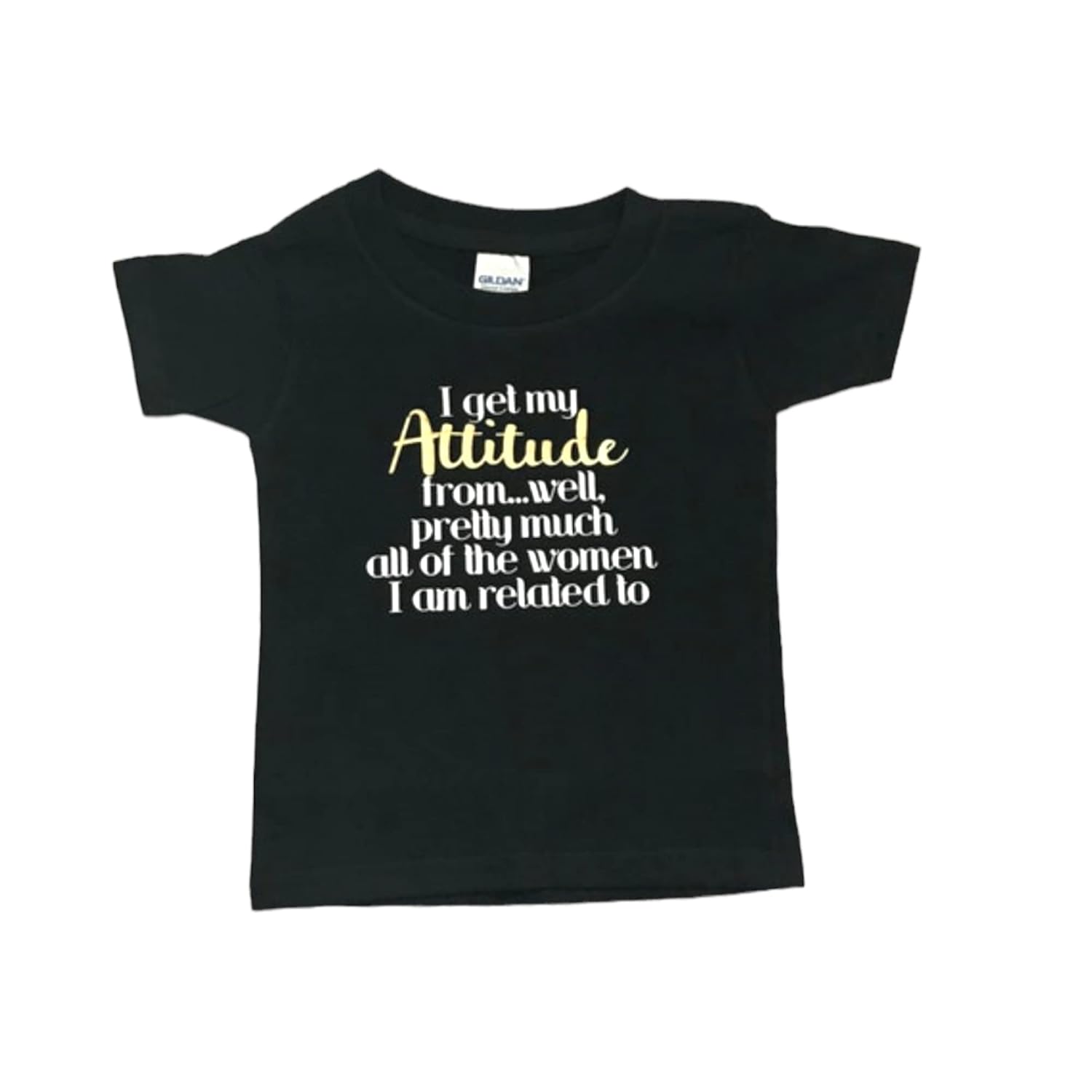 I get my attitude from.well pretty much all the women I'm related to Girl Shirt Attitude Shirt Funny Shirt for baby girl Attitude Tee