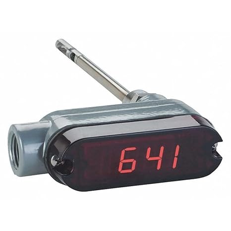 Dwyer Series 641 Air Velocity Transmitter, 6" Probe with LED