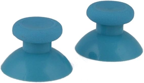 Analog Stick Thumbsticks Joystick Cap for Xbox One Controller Mushroom Cap Rubber Cover (Light Blue)
