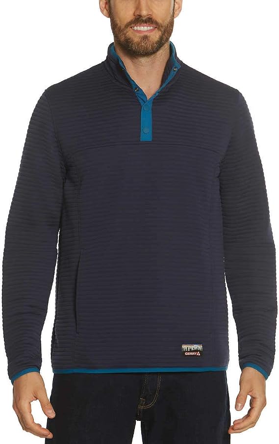Gerry Mens 14 Zip Ottoman Pullover
