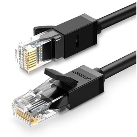 Ugreen CAT6 Ethernet Kablosu, 30 Metre, Siyah