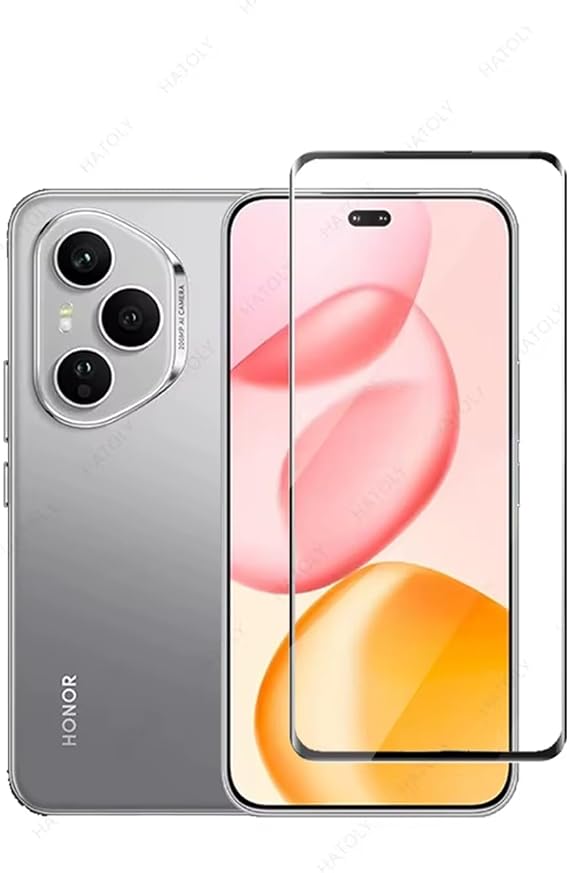 Microcase Honor 400 Pro 5G Curved Tam Kaplayan Kavisli Tempered Cam Ekran Koruyucu - AL3282