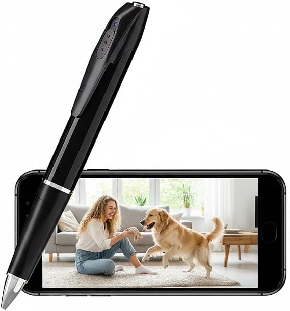 Pen Camera 1080P Pet Monitor Writing Pen with 32GB Card