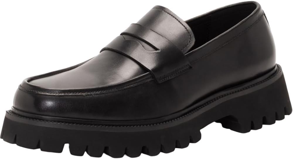 Lucius LLT479-2 Mens Thick Sole Coin Loafer