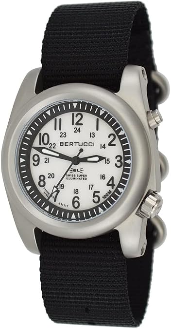 BERTUCCI A-2SEL Ghost Gray Watch | Black Nylon