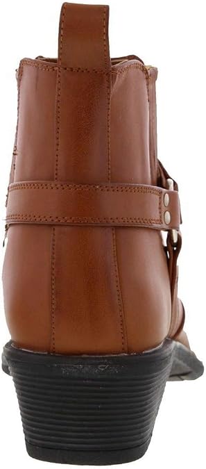 Mens Eastwood Cowboy Ankle Boots (8 UK) (Black)
