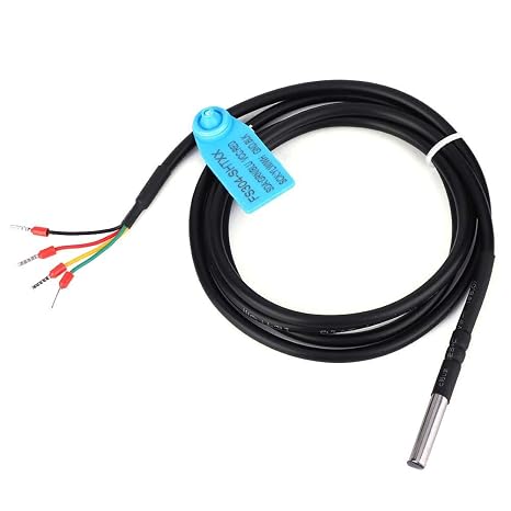 Yanmis Sensor Probe, I2C Interface Soil Temperature & Humidity Sensor Probe Soil Moisture Tester Digital Waterproof Sensor Monitoring Meter(SHT35)