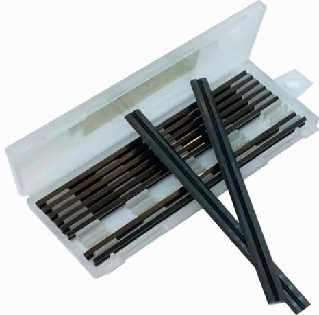 82mm Tungsten Carbide Portable Planer Knife Blades Replacement for MAKITA, Bosch, DeWalt, 3-1/4" (TCT - 10Pack)