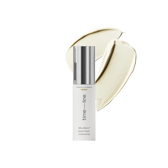 Timeline MitopureTM Travel Size Dewy Cream Lightweight Moisturizer With Peptides to Hydrate, Plump & Protect Dry Skin - .51 Fl Oz