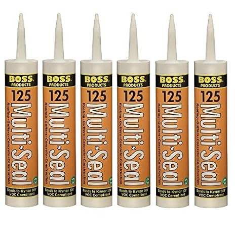 Multiseal 125 (TAN) 6-Tubes Sealant Adhesive by Boss/Soudal Accumetric ...