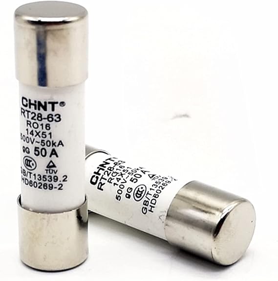 Fuse 10pcs CHINT RT28-63 2A 4A 6A 10A 16A 20A 25A 32A 40A 50A 63A Fuse Link 14X51 Fuse Fusible Core(4a)