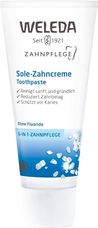 Weleda Natural Salt Toothpaste, 2.5 Ounce - Ideal for Health-Conscious Consumers - Natural Cleansing Action - Certified Natural Ingredients - Contains Sea Salt and Gentle Mineral Cleansers