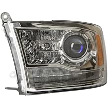 TYC Left Headlight Assembly Compatible with 2013-2015 Dodge Ram 1500 Pickup