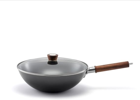 ZWILLING Dragon 12-inch Carbon Steel Wok with Lid