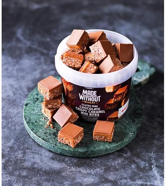 M&amp;S Made Without Gluten Chocolate Crispy Caramel Mini Bites, 270g