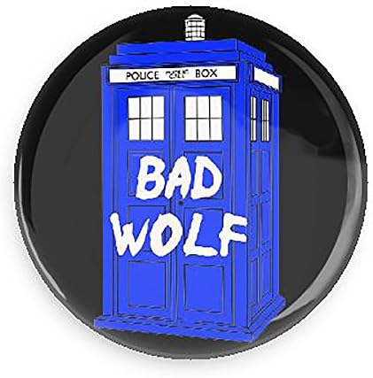 Doctor Who Bad Wolf 3.0 Inch Pin Back Button