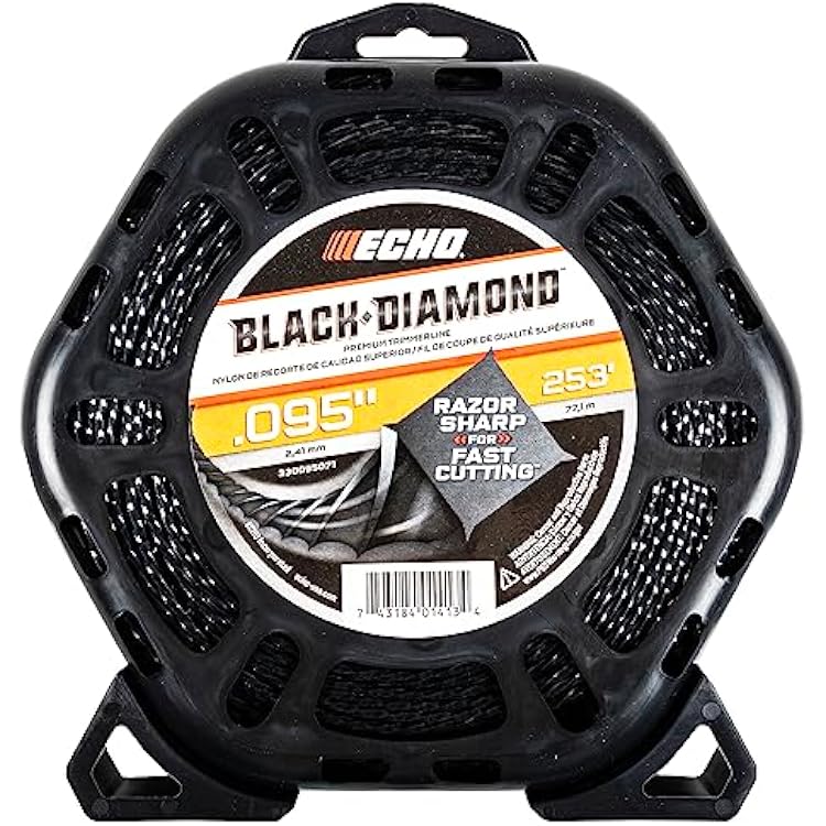 Echo 330095071 Black Diamond 1 Lb 253 Donut .095 Gauge Twisted String Trimmer