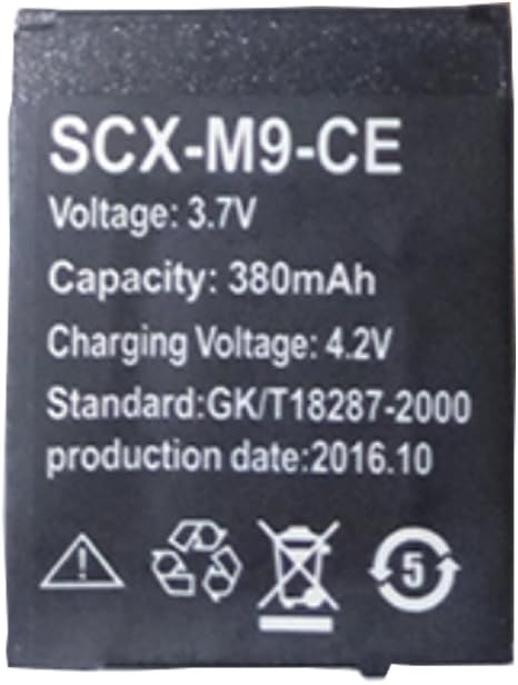 Smart Watch Battery 3.7v 380mah scx-m9-ce