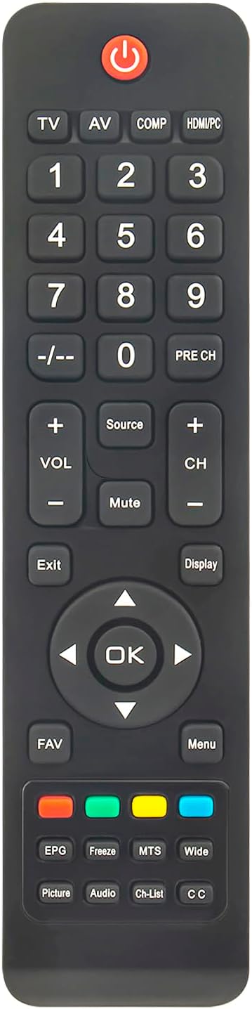 PERFASCIN 398GRABD1NENEC Replaced Remote Control fit for NEC LCD TV E323