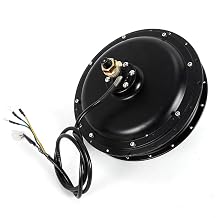 Electric Bike Hub Motor 1500W 48V Electric Bike Brushless Gear Rear Hub Motor Wheel E-Bike Brushless Gearless Conversion Kit for 20-28 Conventional Bikes