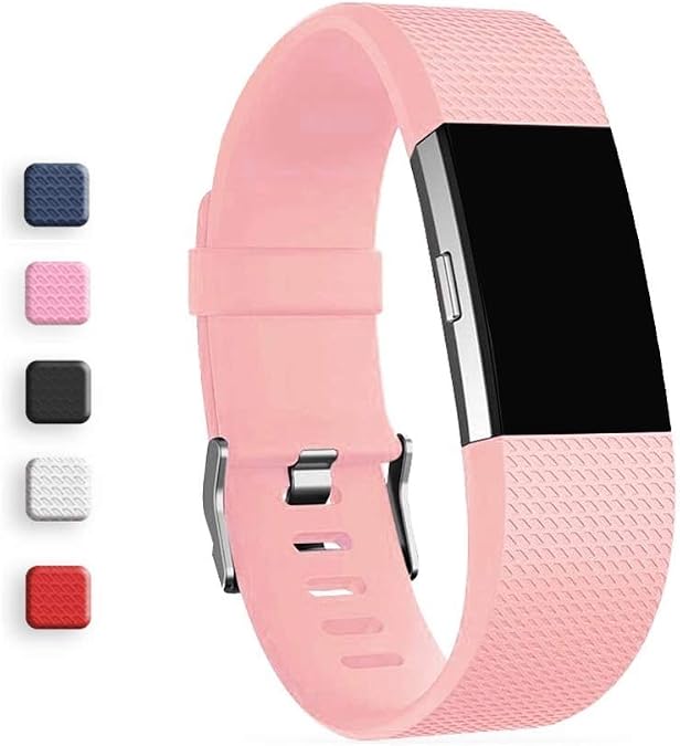 Replacement Bands for Fitbit Charge 2, Special Edition Replacement Wristbands for Fitbit Charge 2 (Small, Pink)