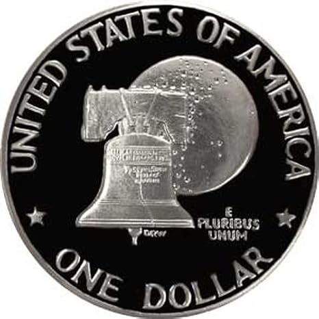 1976 S Type 2 Gem Proof Bicentennial Eisenhower Dollar US Coin Ike